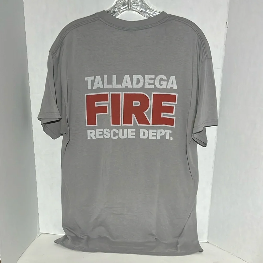 Gildan Gray Short Sleeve Tee Classic Crew Neck - Picture 3 of 9